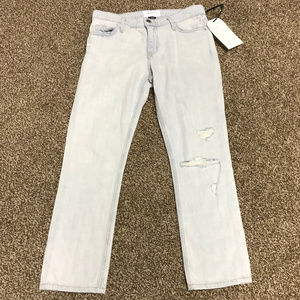 NWT Current Elliott Straight Cropped Jeans Size 26